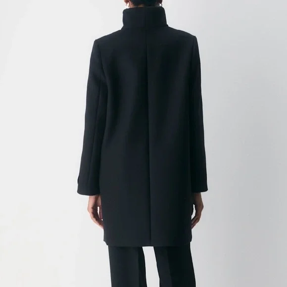 Aritzia Babaton Wool Cashmere Tailored Coat – Italian Milior Buttons – Size S - Picture 2 of 16